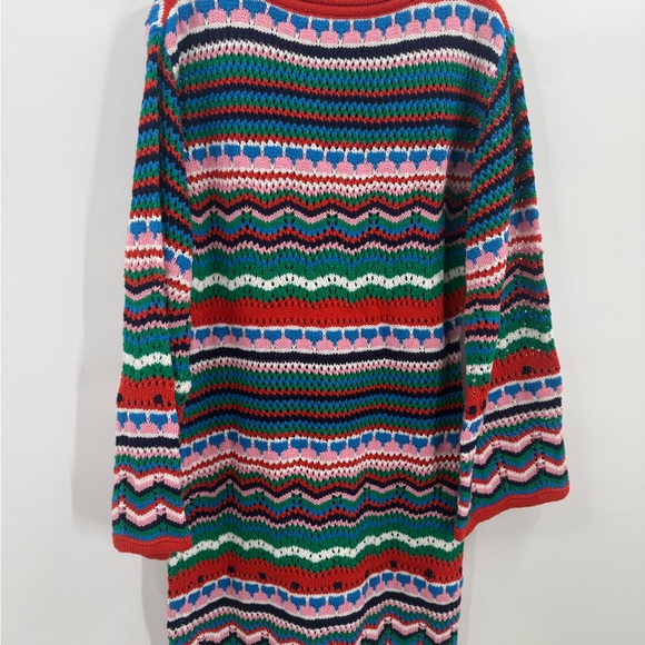 FREE PEOPLE - Free the Roses Vibrant Knit Sweater - Picture 5 of 5